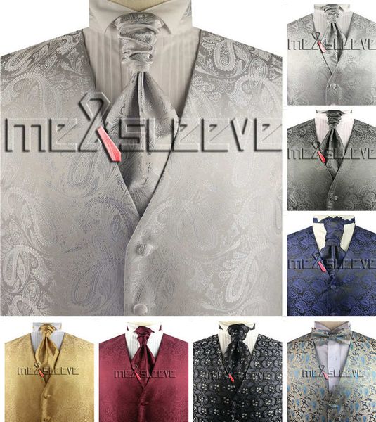 fashion wedding microfiber paisley waistcoat(waistcoat+ cravat+hanky, White;black 
fashion wedding microfiber paisley waistcoat(waistcoat+ cravat+hanky, White;black