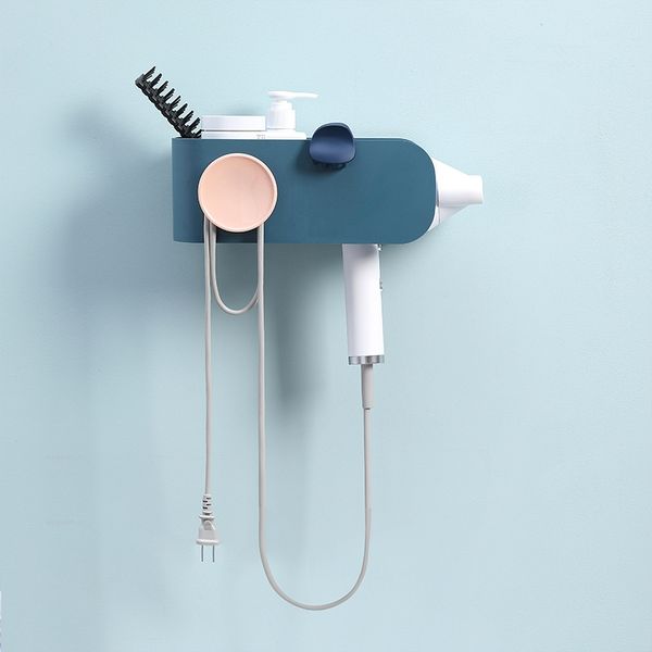 punch-hair dryer rack wall-mounted hair drier plastic storage holder bathroom hanger shelf for home l dormitory
punch-hair dryer rack wall-mounted hair drier plastic storage holder bathroom hanger shelf for home l dormitory