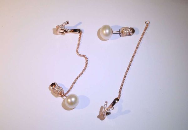 fashion- personality sterling silver ear clip sing x tassel earrings cuff women and girls caught in the ear cuff jewelry pearl natural 
fashion- personality sterling silver ear clip sing x tassel earrings cuff women and girls caught in the ear cuff jewelry pearl natural