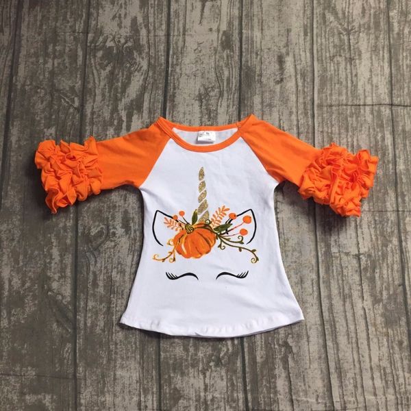 baby girls fall/winter tshirt unicorn pumpkin printed tshirt girls thanksgiving raglans long ruffle sleeve black and orang, Blue
baby girls fall/winter tshirt unicorn pumpkin printed tshirt girls thanksgiving raglans long ruffle sleeve black and orang, Blue
