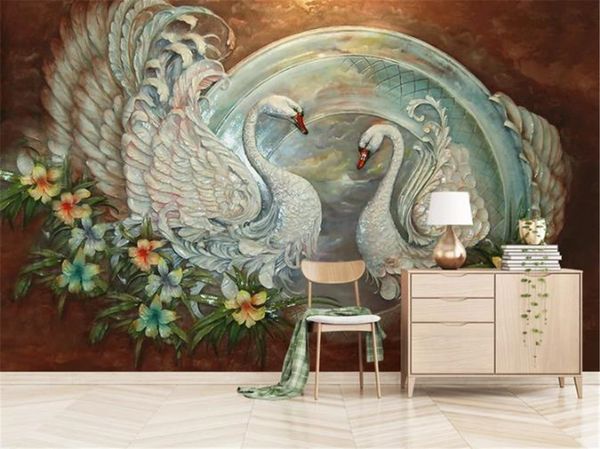 online wholesale wallpaper european 3d embossed swan floral background wall decorative painting wallpaper 3d animal wall paper
online wholesale wallpaper european 3d embossed swan floral background wall decorative painting wallpaper 3d animal wall paper