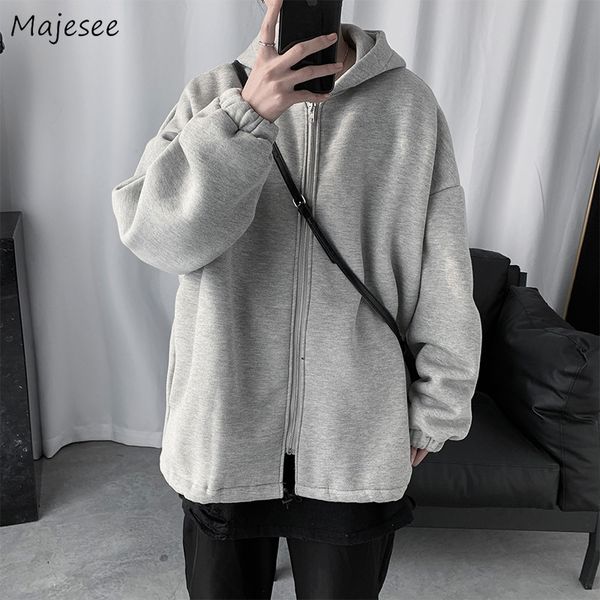 men jackets hooded solid zipper loose simple students kpop couples 2xl all-match daily streetwear fashion harajuku mens coat new, Black;brown
men jackets hooded solid zipper loose simple students kpop couples 2xl all-match daily streetwear fashion harajuku mens coat new, Black;brown