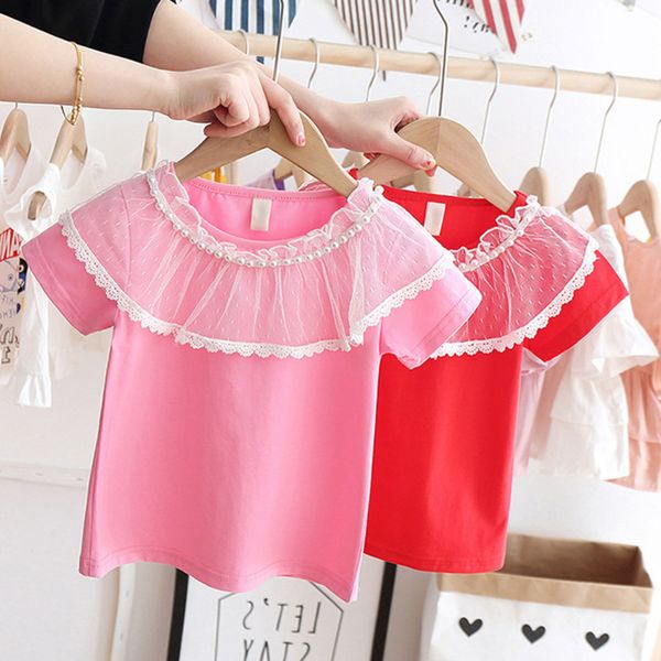 kids designer clothes girls 2020t-shirt children's clothing 1-3 years old western base shirt children lace short sleeve summer tide, Blue
kids designer clothes girls 2020t-shirt children's clothing 1-3 years old western base shirt children lace short sleeve summer tide, Blue