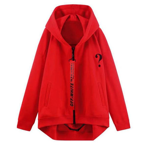 2019 autumn winter women new 200-300 kg fashion wild loose plus velvet thick large long zipper cardigan hooded sweater coat lady, Black
2019 autumn winter women new 200-300 kg fashion wild loose plus velvet thick large long zipper cardigan hooded sweater coat lady, Black