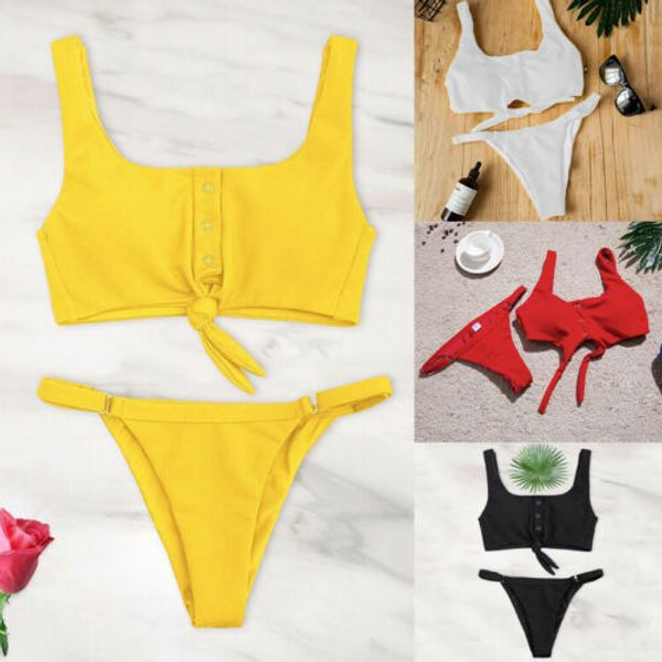 2019 two-pieces new women bikini set swimsuit bandage push up padded solid swimwear swimsuits bathing suits beachwear, White;black
2019 two-pieces new women bikini set swimsuit bandage push up padded solid swimwear swimsuits bathing suits beachwear, White;black