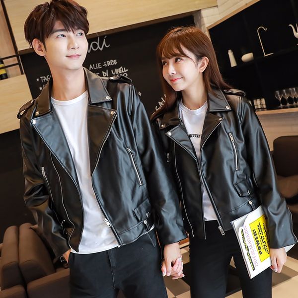 basic coat leather jacket female plus size motorcycle 2019 coat women biker lady outwear spring autumn outerwear short clothes, Black
basic coat leather jacket female plus size motorcycle 2019 coat women biker lady outwear spring autumn outerwear short clothes, Black