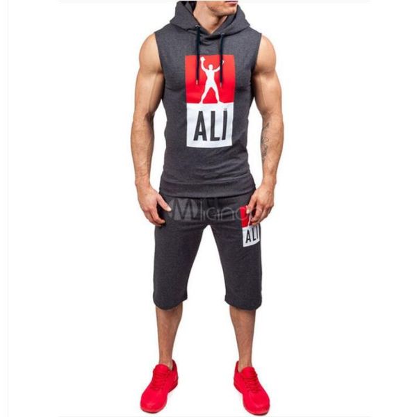 sports designer tracksuits with fashion letters print sleeveless summer sweat suits mens running hoodies & shorts track suits, Gray
sports designer tracksuits with fashion letters print sleeveless summer sweat suits mens running hoodies & shorts track suits, Gray