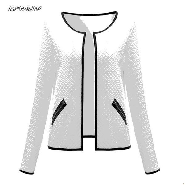 cardigan autumn jackets plus size pockets long sleeve collarless open stitch elegant plaid short coat jackets, Black;brown
cardigan autumn jackets plus size pockets long sleeve collarless open stitch elegant plaid short coat jackets, Black;brown