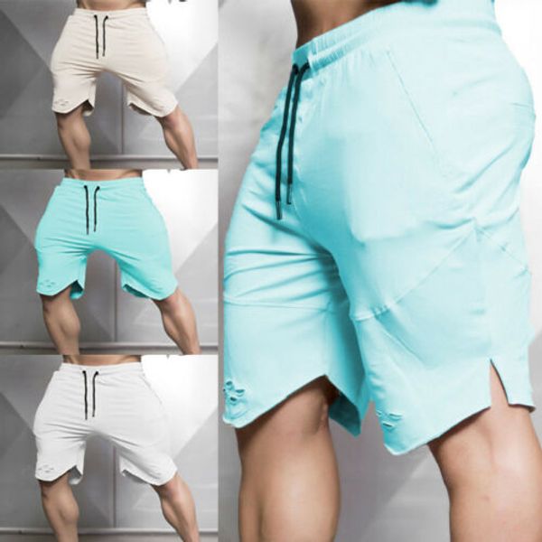 men'casual short pants gym fitness jogging running sport workout shorts trouser, White;black
men'casual short pants gym fitness jogging running sport workout shorts trouser, White;black