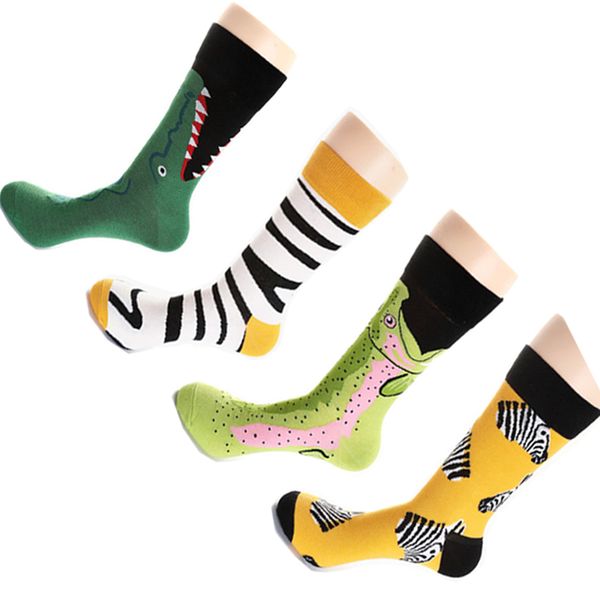 Harajuku happy socks men's Fish zebra shark color block tube cotton dress casual wedding socks colorful novelty skateboard sock
Harajuku happy socks men's Fish zebra shark color block tube cotton dress casual wedding socks colorful novelty skateboard sock