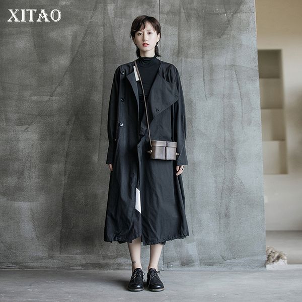 xitao vintage simple single breasted trench coat loose plus size o neck long coat 2019 autumn korean style women wqr1588, Tan;black
xitao vintage simple single breasted trench coat loose plus size o neck long coat 2019 autumn korean style women wqr1588, Tan;black