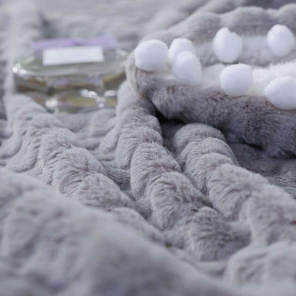 home blanket with small ball decor artificial mink cashmere warm fleece bed sheet two-layer kids blankets
home blanket with small ball decor artificial mink cashmere warm fleece bed sheet two-layer kids blankets