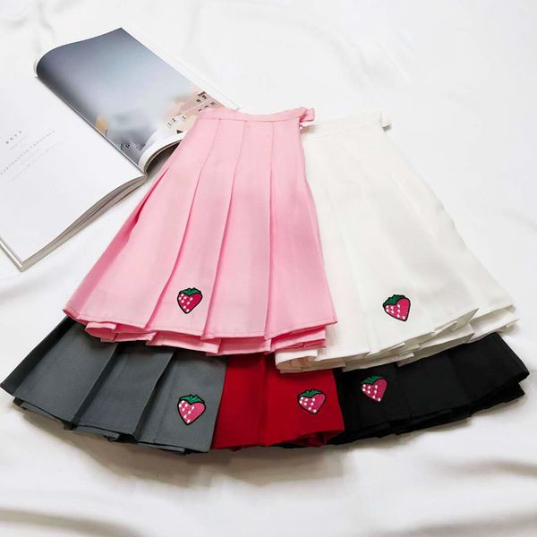 2019 spring and summer skirt new women's pleated skirt korean version of the college wind high waist a word short, White;red
2019 spring and summer skirt new women's pleated skirt korean version of the college wind high waist a word short, White;red