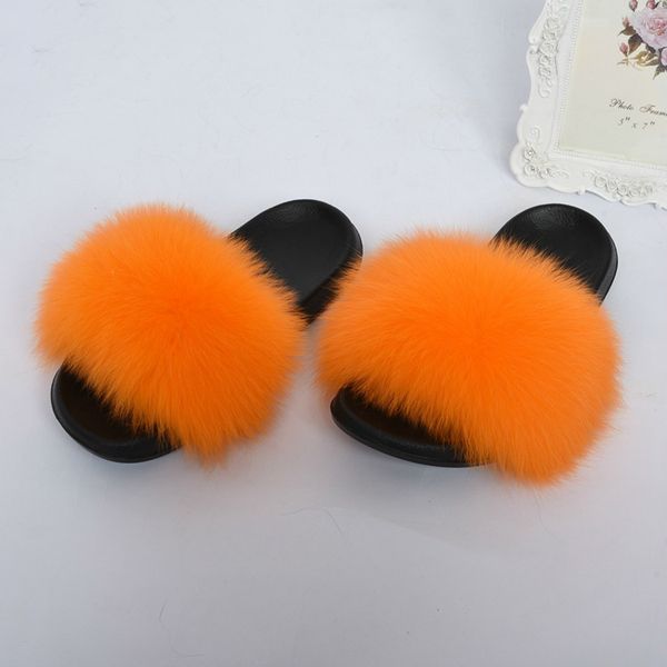 fluffy fur slippers wider fox fur slides with various colors indoor outdoor comfortable sandals, Black
fluffy fur slippers wider fox fur slides with various colors indoor outdoor comfortable sandals, Black
