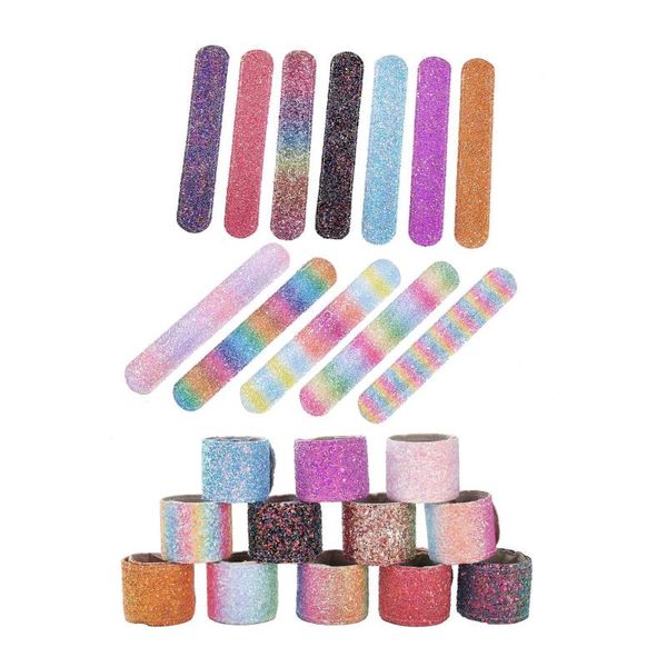 12pcs glitter slap bracelets for kids, colorful snap bracelet set for girls boys, Slivery;white
12pcs glitter slap bracelets for kids, colorful snap bracelet set for girls boys, Slivery;white
