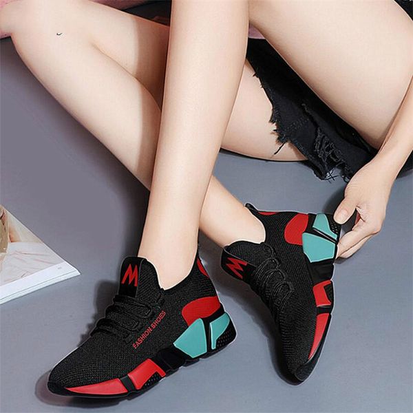 lzj 2019 spring women fashion mesh lace-up sneakers vulcanized shoes ladies casual shoes breathable walking mesh flats new, Black
lzj 2019 spring women fashion mesh lace-up sneakers vulcanized shoes ladies casual shoes breathable walking mesh flats new, Black