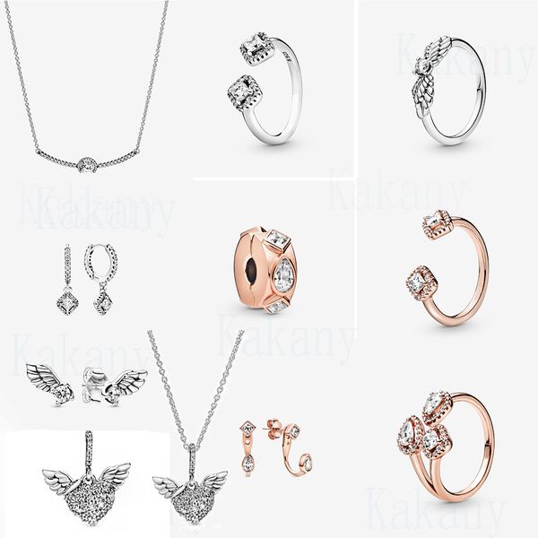 2019 100% 925 sterling silver heart shaped sparkling angel wing ear studs suitable diy women's original fashion jewelry gift
2019 100% 925 sterling silver heart shaped sparkling angel wing ear studs suitable diy women's original fashion jewelry gift