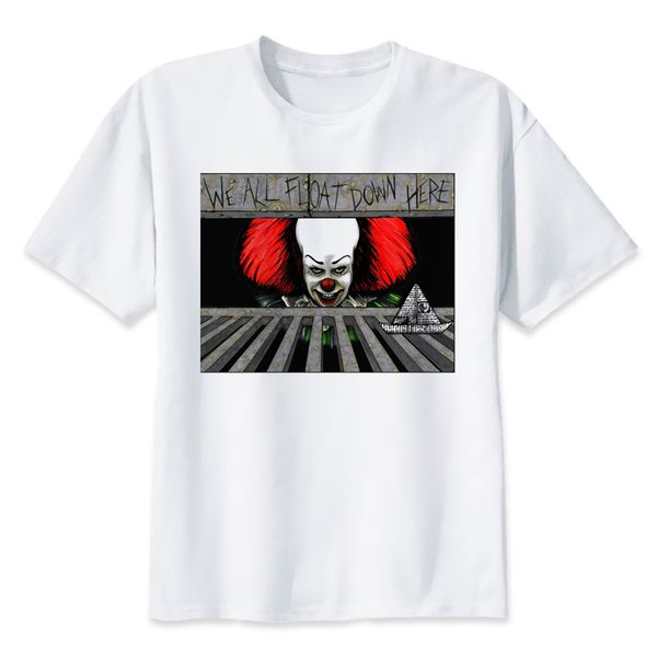 it clown pennywise t-shirt men summer t-shirt boy print tshirt anime t shirt brand clothing white color tees, White;black
it clown pennywise t-shirt men summer t-shirt boy print tshirt anime t shirt brand clothing white color tees, White;black