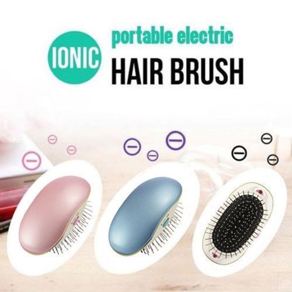 anti-static electric ionic hair comb brush head massage relax travel frizz smooth portable hair styling tools, Silver
anti-static electric ionic hair comb brush head massage relax travel frizz smooth portable hair styling tools, Silver
