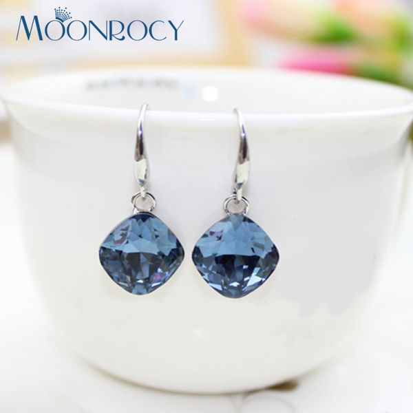 moonrocy fashion jewelry silver color square blue purple austria crystal earrings hook for women girl gift
moonrocy fashion jewelry silver color square blue purple austria crystal earrings hook for women girl gift