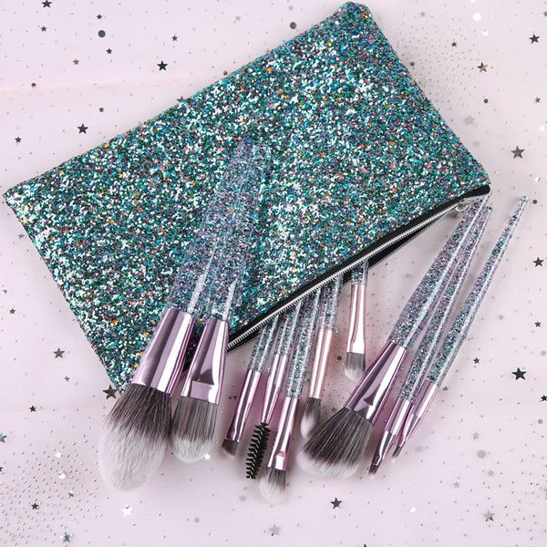 10pcs diamond crystal makeup brushes set transparent glitter make up brushes foundation eyeshadow blending cosmetics brushes
10pcs diamond crystal makeup brushes set transparent glitter make up brushes foundation eyeshadow blending cosmetics brushes