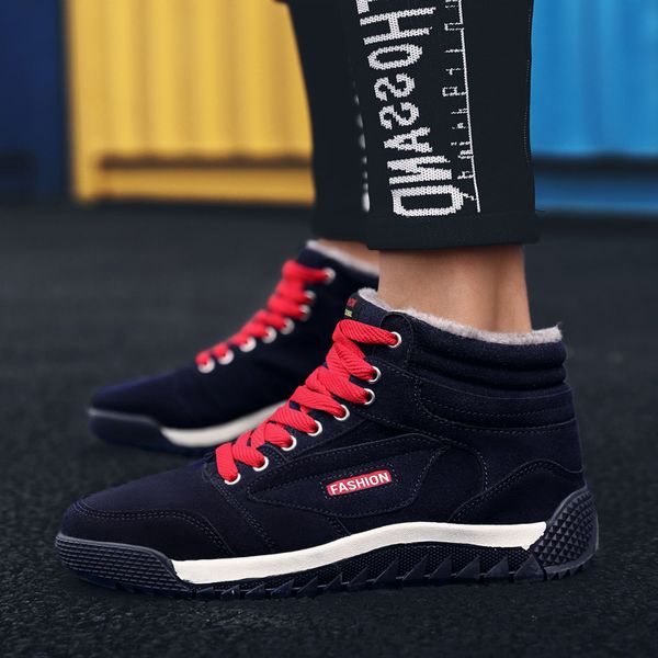 new mens walking shoes man ankle boots outdoor foowear for men winter keep warm snow boots male sneakers big size 39-46, Black
new mens walking shoes man ankle boots outdoor foowear for men winter keep warm snow boots male sneakers big size 39-46, Black