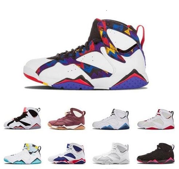 wholesale 7 7s university blue men basketball shoes sneakers white black pure money bordeaux hare olympic gmp men trainer sport shoes
wholesale 7 7s university blue men basketball shoes sneakers white black pure money bordeaux hare olympic gmp men trainer sport shoes