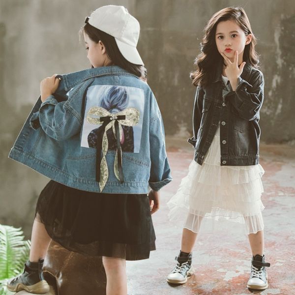 3-12years teenage girls outerwear sequins ribbons girl coat princess children's clothing fashion kids denim jacket, Blue;gray
3-12years teenage girls outerwear sequins ribbons girl coat princess children's clothing fashion kids denim jacket, Blue;gray