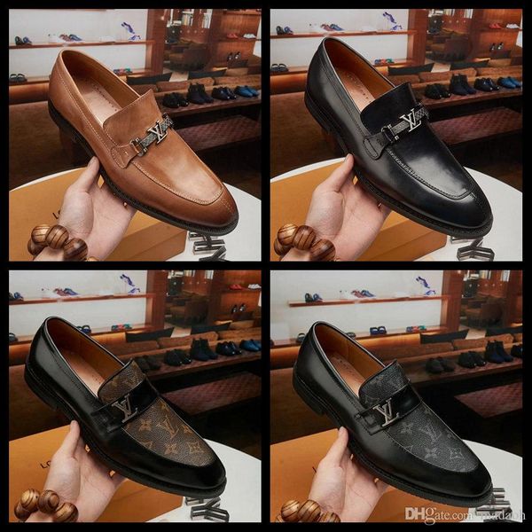 2020 genuine leather formal shoes outdoor men luxury brands oxford dress shoes plus size 45 lace-up derby brogues shoes yecq3, Black 
2020 genuine leather formal shoes outdoor men luxury brands oxford dress shoes plus size 45 lace-up derby brogues shoes yecq3, Black