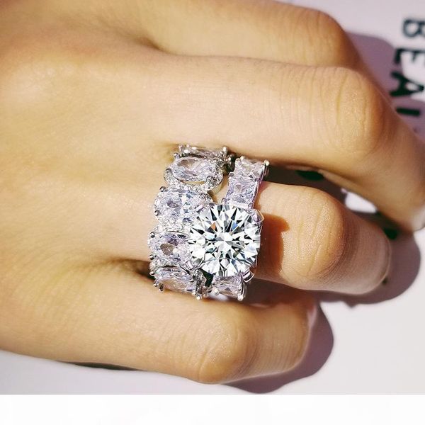 2019 самые продаваемые пара кольца ювелирных изделий класса люкс 925 sterling silver oval cut белый топаз cz алмазный вечность wome свадебны, Slivery;golden
2019 самые продаваемые пара кольца ювелирных изделий класса люкс 925 sterling silver oval cut белый топаз cz алмазный вечность wome свадебны, Slivery;golden