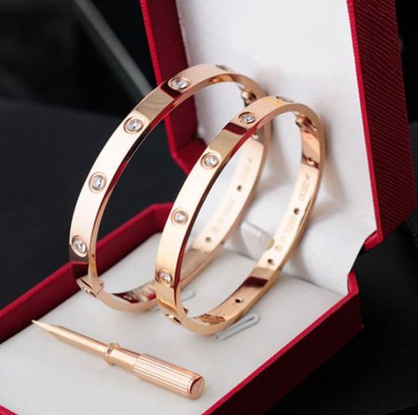 rose gold love bracelet 316l stainless steel screw white diamond couple models bracelet bangle bracelet with screwdriver buy 2 get 1 free, Black
rose gold love bracelet 316l stainless steel screw white diamond couple models bracelet bangle bracelet with screwdriver buy 2 get 1 free, Black