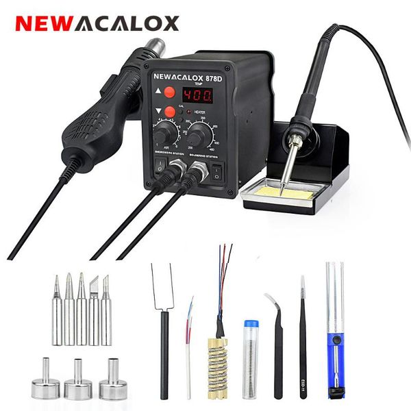 newacalox 878d 220v/110v 700w desoldering air gun bga rework soldering station electric soldering iron kit diy welding tools
newacalox 878d 220v/110v 700w desoldering air gun bga rework soldering station electric soldering iron kit diy welding tools