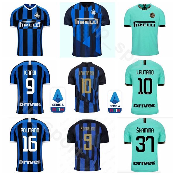Inter 2019 2020 Milan Soccer Jersey 9 LUKAKU 9 ICARDI 10 LAUTARO 16 POLITANO 37 SKRINIAR 6 DE VRIJ Football Shirt Kits S-XXL
Inter 2019 2020 Milan Soccer Jersey 9 LUKAKU 9 ICARDI 10 LAUTARO 16 POLITANO 37 SKRINIAR 6 DE VRIJ Football Shirt Kits S-XXL