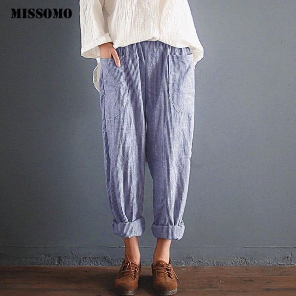 jaycosin pant women pants plus size high waist vintage striped loose cotton linen long trousers harem pants streetwear 65, Black;white
jaycosin pant women pants plus size high waist vintage striped loose cotton linen long trousers harem pants streetwear 65, Black;white