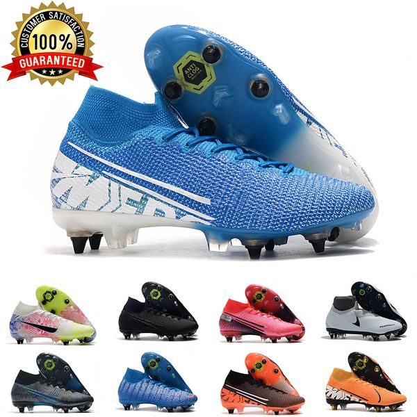 мужские sg футбол бутсы металла шпильки sky blue superfly elite неймар high top открытый футбол обувь роналду cr7 mercurial бутсы d0805
мужские sg футбол бутсы металла шпильки sky blue superfly elite неймар high top открытый футбол обувь роналду cr7 mercurial бутсы d0805