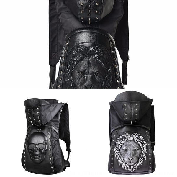 steam punk rivet hat lion head men's backpack and women's cool 3dstereo animal backpack fashion
steam punk rivet hat lion head men's backpack and women's cool 3dstereo animal backpack fashion