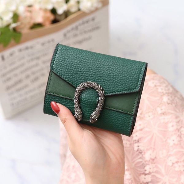 ins new europe and the united states solid color wine god ladies wallet female short section three fold small wallet female purse card bag w
ins new europe and the united states solid color wine god ladies wallet female short section three fold small wallet female purse card bag w