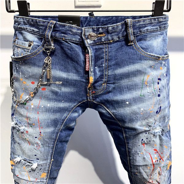 07.2020 high-quality men's jeans, distressed jeans, rock skinny, slim, holed stripes, fashion embroidered denim pants, Black;green
07.2020 high-quality men's jeans, distressed jeans, rock skinny, slim, holed stripes, fashion embroidered denim pants, Black;green