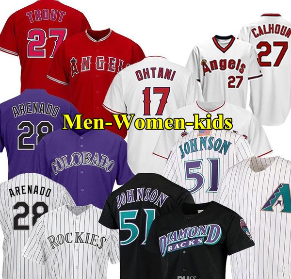 men women kids 28 nolan arenado 27 mike trout 17 shohei ohtani baseball jerseys 51 randy johnson 44 paul goldschmidt baseball jerseys, Blue;black
men women kids 28 nolan arenado 27 mike trout 17 shohei ohtani baseball jerseys 51 randy johnson 44 paul goldschmidt baseball jerseys, Blue;black
