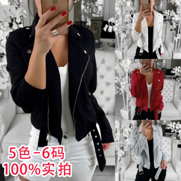 winter short jackets for women turn-down collar long sleeve outerwear jacket ladies casual coats, Black;brown
winter short jackets for women turn-down collar long sleeve outerwear jacket ladies casual coats, Black;brown