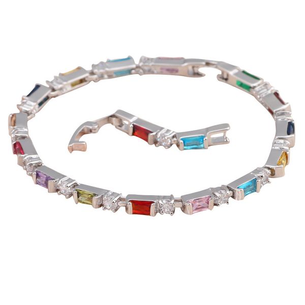 rolilason fancy chic design rectangle color crystal zircon silver chain bracelets anniversary gifts fashion jewelry tbs784, Golden;silver
rolilason fancy chic design rectangle color crystal zircon silver chain bracelets anniversary gifts fashion jewelry tbs784, Golden;silver