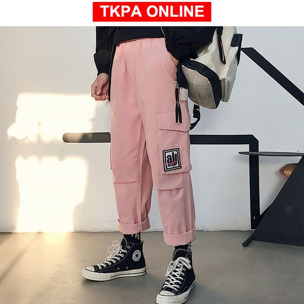 men streetwear harem cargo pants 2020 mens overalls hip hop korean sweatpants male wide leg baggy harajuku joggers, Black
men streetwear harem cargo pants 2020 mens overalls hip hop korean sweatpants male wide leg baggy harajuku joggers, Black