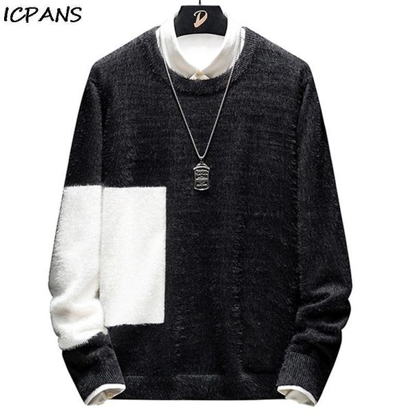 icpans hip hop sweater cotton loose streetwear oversized o-neck mens casual pullover autumn 2019 mens new personality patchwork, White;black
icpans hip hop sweater cotton loose streetwear oversized o-neck mens casual pullover autumn 2019 mens new personality patchwork, White;black