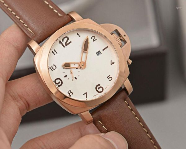 men watches pam316 leather watches 47mm 13mm quartz movement for man automatic wristwatches special edition wristwatches1, Slivery;brown
men watches pam316 leather watches 47mm 13mm quartz movement for man automatic wristwatches special edition wristwatches1, Slivery;brown