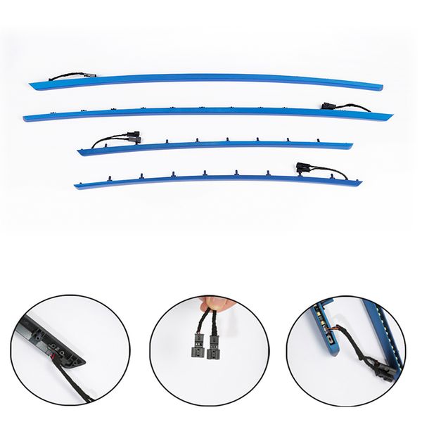 four interior doors ambient light control strips led atmosphere lights for 3 series f30 with blue & orange colors
four interior doors ambient light control strips led atmosphere lights for 3 series f30 with blue & orange colors