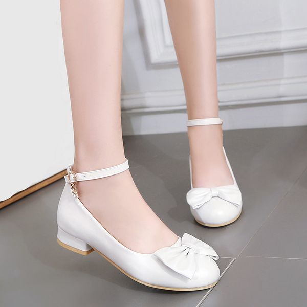 ladies ankle strap low chunky heel wedding shoes bride white bowtie lolita party dress shoes women pumps plus size heels, Black
ladies ankle strap low chunky heel wedding shoes bride white bowtie lolita party dress shoes women pumps plus size heels, Black