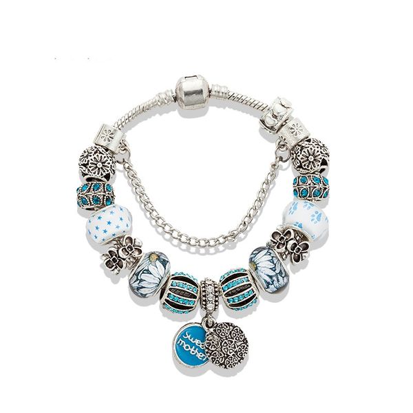 new charm flower pendant bracelet for pandora luxury designer silver-plated diy beaded pendant bracelet mother's day gift with box, Golden;silver
new charm flower pendant bracelet for pandora luxury designer silver-plated diy beaded pendant bracelet mother's day gift with box, Golden;silver