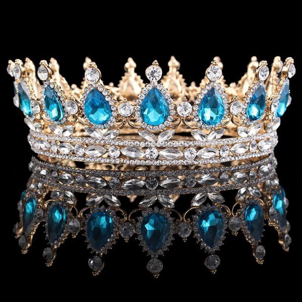 gold/silver queen king bridal tiaras and crowns baroque bride headpiece women hair ornaments wedding hair jewelry accessories, Golden;white
gold/silver queen king bridal tiaras and crowns baroque bride headpiece women hair ornaments wedding hair jewelry accessories, Golden;white