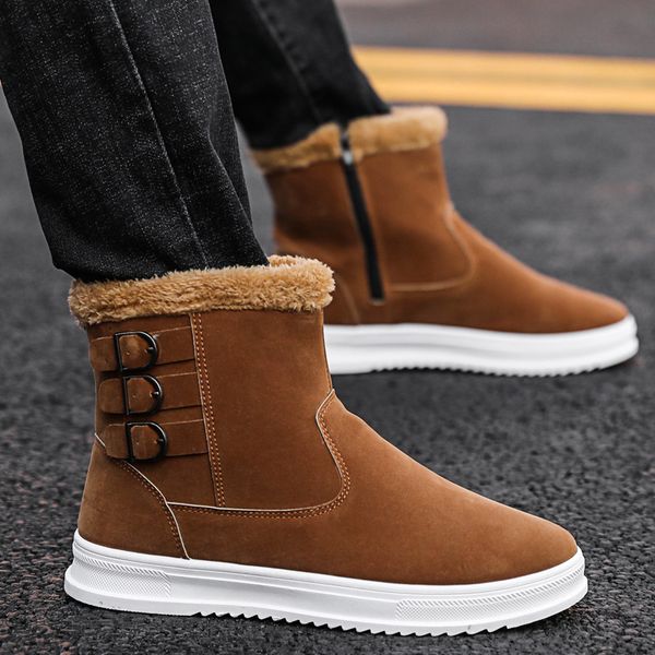 new winter men boots pu outdoor snow ankle boots male fashion lace up anti-slip booties british sneakers zapatos de hombre, Black
new winter men boots pu outdoor snow ankle boots male fashion lace up anti-slip booties british sneakers zapatos de hombre, Black