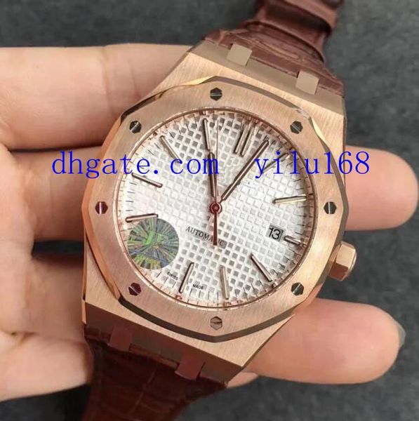 41 mm men's jf factory v5 offshore 15400 15400or 18k rose gold cal.3120 transparent automatic mensvaljoux automatic 28800bph watches, Slivery;brown
41 mm men's jf factory v5 offshore 15400 15400or 18k rose gold cal.3120 transparent automatic mensvaljoux automatic 28800bph watches, Slivery;brown